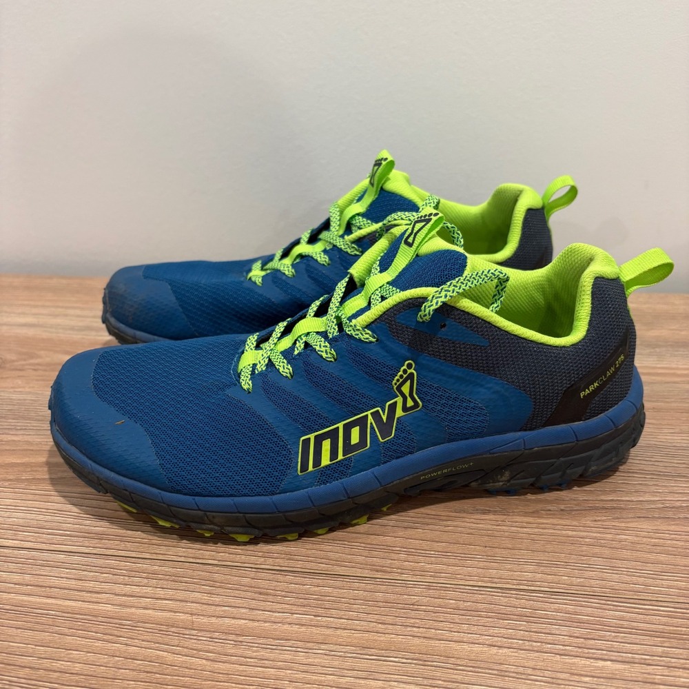 Inov-8 Parkclaw 275 Trail Running Shoes Mens Blue Size 10 Mesh Low Top